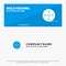 Album, Film, Movie, Reel SOlid Icon Website Banner and Business Logo Template