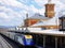 The Albury railway station with Intercity train in the platform.