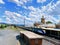 The Albury railway station with Intercity train in the platform.