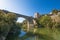 Alcantara bridge in Toledo from river Tagus