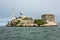 Alcatraz Island north tip, San Francisco, CA, USA