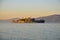 Alcatraz Island at sunset