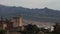 Alcazaba of Alhambra, and Sierra Nevada, Granada. Andalusia, Spain. Europe