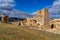 Alcazaba de Reina, Moorish fortress over village of Reina, Badajoz, Spain