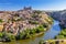 Alcazar Fortress Medieval City Tagus River Toledo Spain