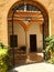 Alcazar outdoors with arabic architecture