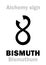 Alchemy: BISMUTH (Bismuthum)