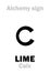 Alchemy: LIME (Calx) / Limestone