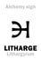 Alchemy: LITHARGE (Lithargyrum)