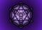 Alchemy occult Mandala Metatrons Cube Flower of Life. Black Sacred geometry graphic element magic hexagram. Vector Mystic sign
