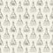 Alchemy seamless pattern with bottles