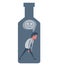 Alcohol and addiction, Young male character trapped inside a bottle, health problems