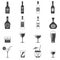 Alcohol Black Icons