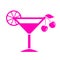 Alcohol cocktail illustration