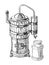 Alcohol distillation process