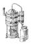 Alcohol distillation process