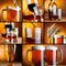 Alcohol drinks collage