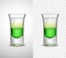 Alcohol Drinks Colored Glassware Transparent Banners