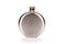 Alcohol flask on a white background