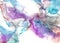 Alcohol ink air texture. Fluid ink abstract background. art for design