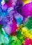 Alcohol ink painting. Abstract art background. Bright backdrop