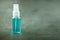 Alcohol pump bottle spray antibacterial. Coronavirus Disease Covid-19