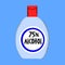 Alcohol sanitizer vector illustration. Pandemic concept antiseptic bottle illustration. Covid-19 outbreak. Coronavirus background
