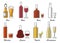 Alcohol type set color a a a