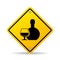 Alcohol vector sign