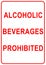 Alcoholic Beverages Sign