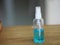 Alcoholic in clear spray plastic bottle, washing clean dirty to prevent germs protect colona virus, covid 19