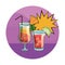 Alcoholic drinks beverages cartoon