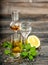 Alcoholic Drinks ice lemon mint leaves Food beverages