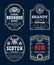 Alcoholic drinks labels