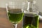 Alcoholic Green Absinth Apertif