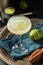 Alcoholic Lime and Gin Gimlet