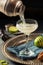 Alcoholic Lime and Gin Gimlet