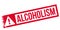 Alcoholism rubber stamp