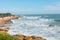 Alcossebre lighthouse promenade, Castellon province, Spain