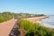 Alcossebre lighthouse promenade, Castellon province, Spain