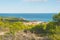 Alcossebre lighthouse from Serra Irta Natural park, Spain