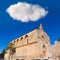 Alcudia Old Town Sant Jaume church in Majorca