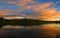 Alder Lake at Sunset