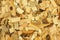 Alder wood chips for smoking background