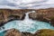 Aldeyjarfoss waterfall in Iceland