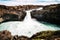 The Aldeyjarfoss Waterfall in North Iceland