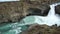 The Aldeyjarfoss Waterfall in North Iceland.