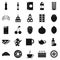 Ale icons set, simple style