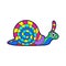 Alebrije of a snail Mexican culture