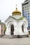 Aleksandr-Nevsky chapel on Theatre Square.